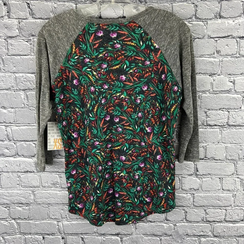 LuLaRoe Women's Size XS Randy Baseball Shirt NWT - Picture 4 of 6